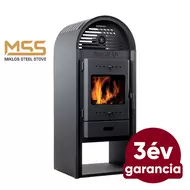 MSS Aqua Plus 20 vízteres fatüzelésű kályha (20 kW - acéllemez)