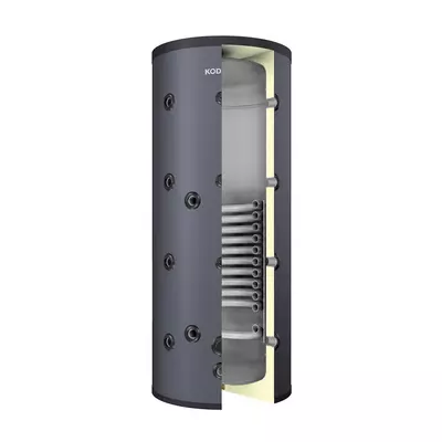 Kép 3/3 - KODSAN KBT-S - fűtési és hűtési puffer tartály hőcserélővel
