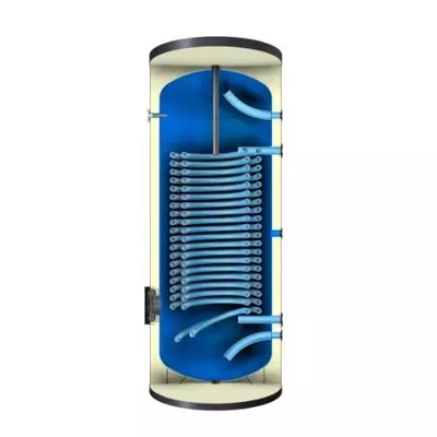Kép 4/4 - KODSAN KXD 160 indirekt használati meleg víz tartály 1 extra méretű hőcserélővel 